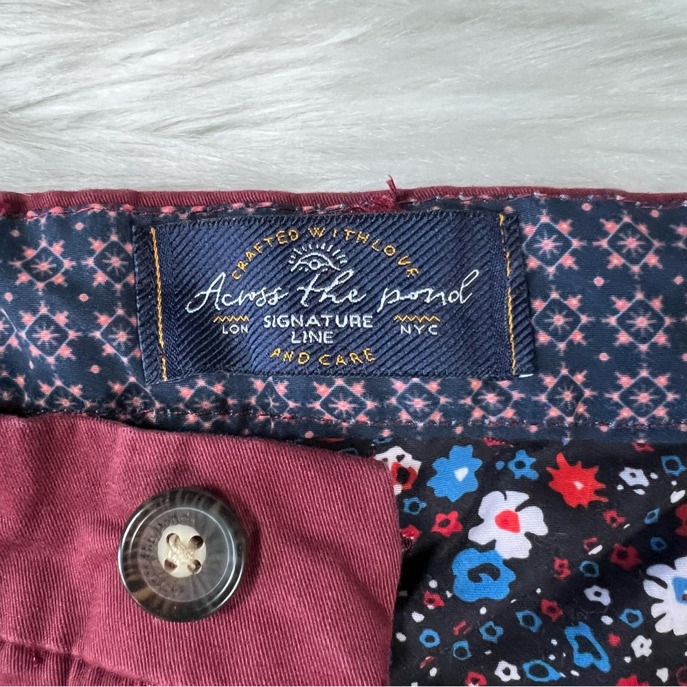 Across The Pond Skinny Fit Cotton Chino Pants - Picture 8 of 12